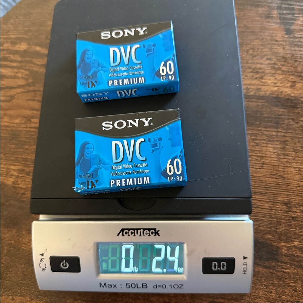 3 Sony DVC Premium Blue and Black Video Cassettes - Picture 7 of 7